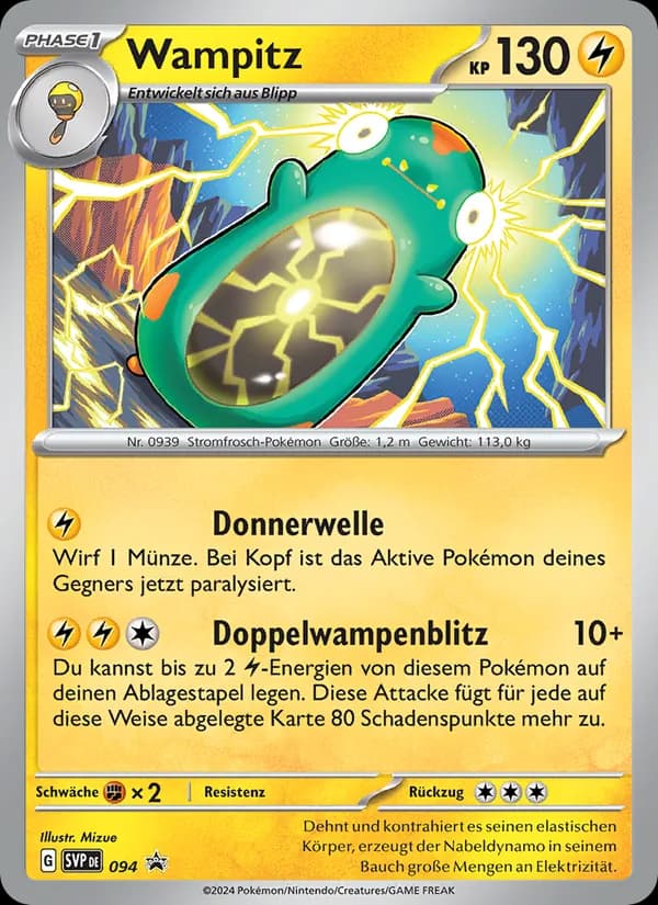 Wampitz card in German