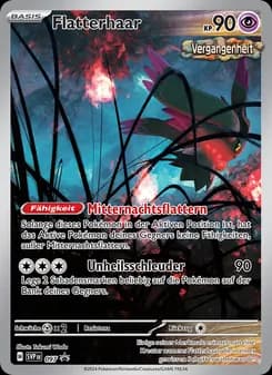 Flatterhaar card in German