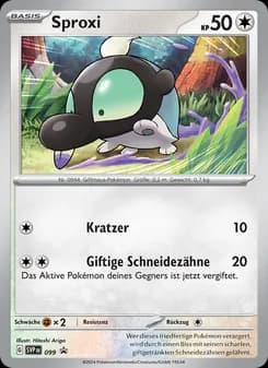 Sproxi card in German