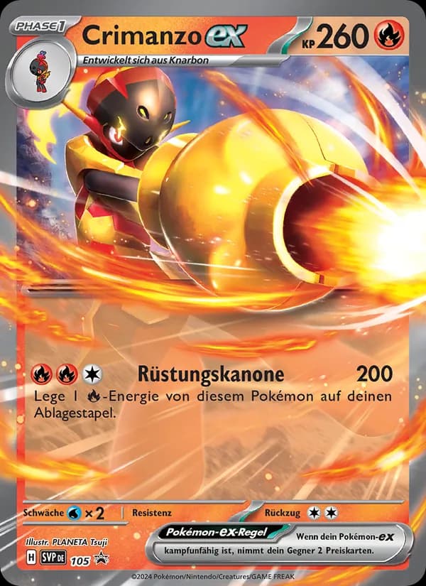 Crimanzo-ex card in German