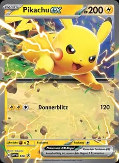 Pikachu-ex card in German