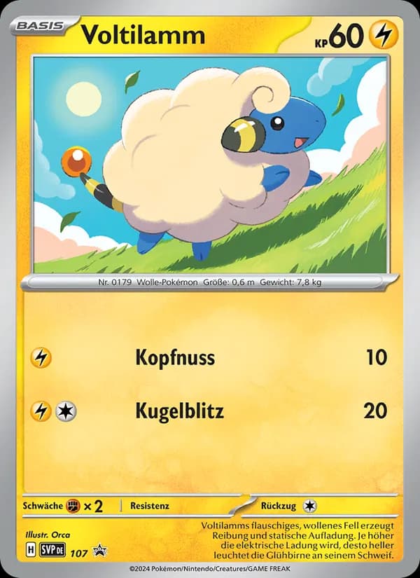 Voltilamm card in German