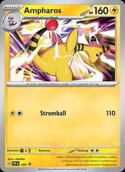 Ampharos card in German