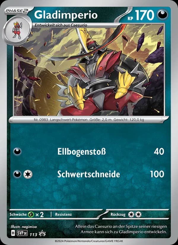 Gladimperio card in German