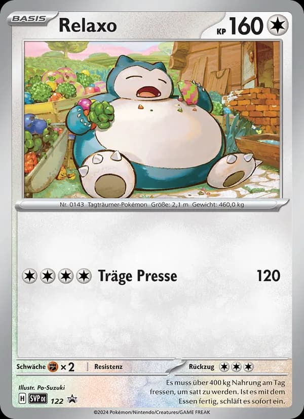 Relaxo card in German