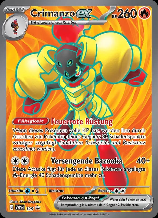 Crimanzo-ex card in German