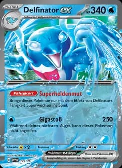 Delfinator-ex card in German