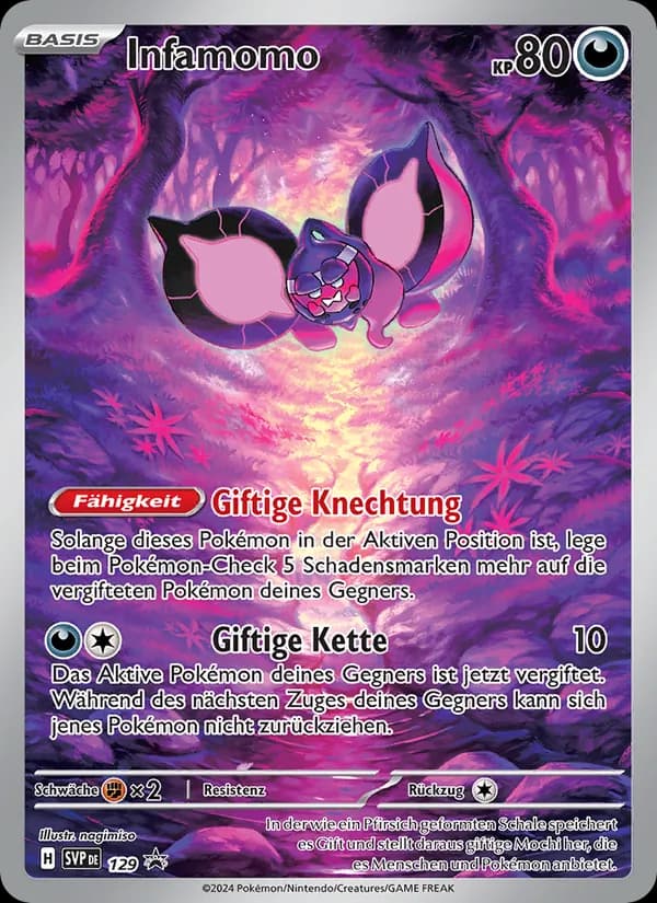 Infamomo card in German