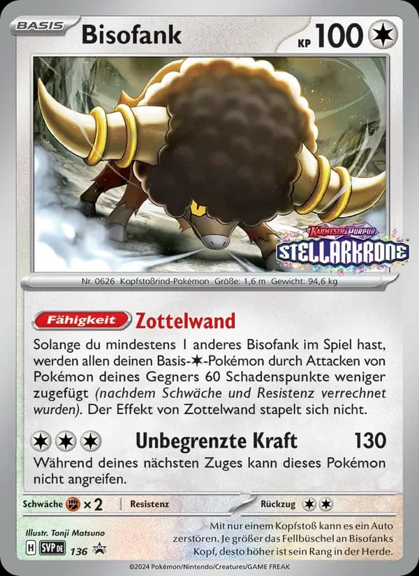 Bisofank card in German