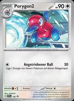 Porygon2 card in German
