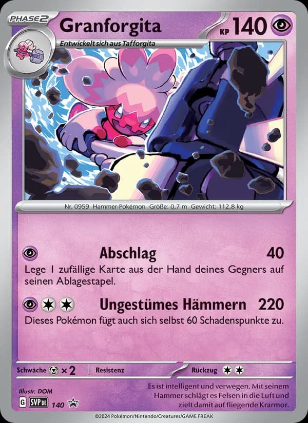 Granforgita card in German