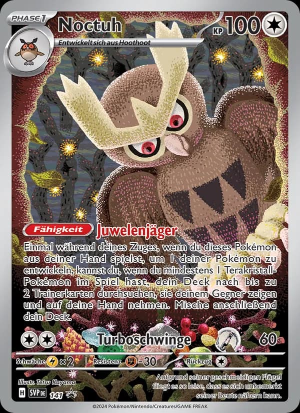 Noctuh card in German