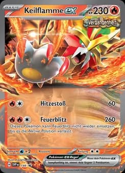 Keilflamme-ex card in German