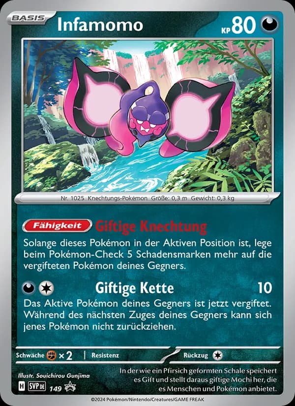 Infamomo card in German