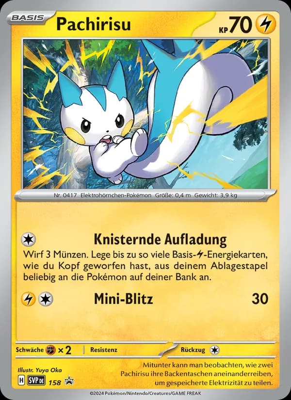 Pachirisu card in German