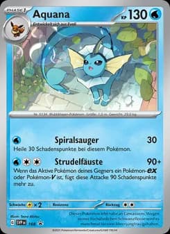Aquana card in German