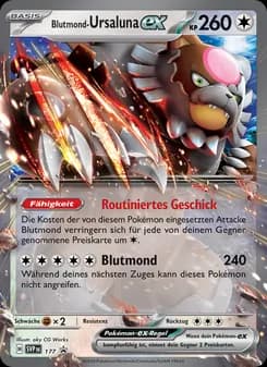 Blutmond-Ursaluna-ex card in German