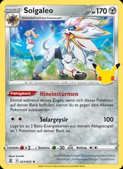 Solgaleo card in German