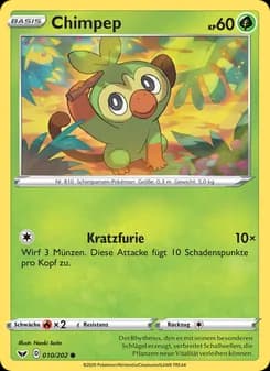 Chimpep card in German