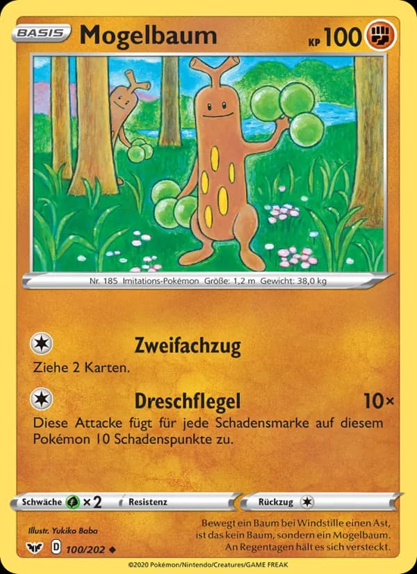 Mogelbaum card in German