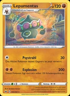 Lepumentas card in German