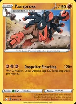 Pampross card in German
