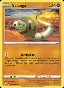 Salanga card in German