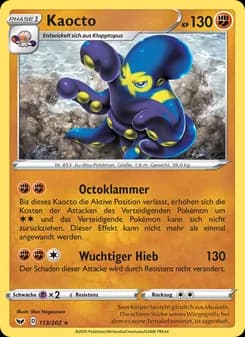 Kaocto card in German
