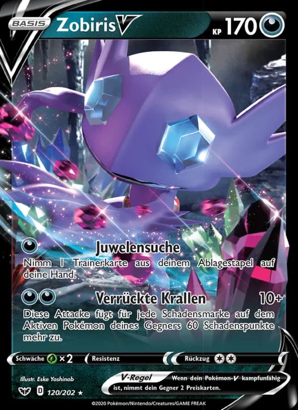 Zobiris V card in German