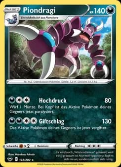 Piondragi card in German