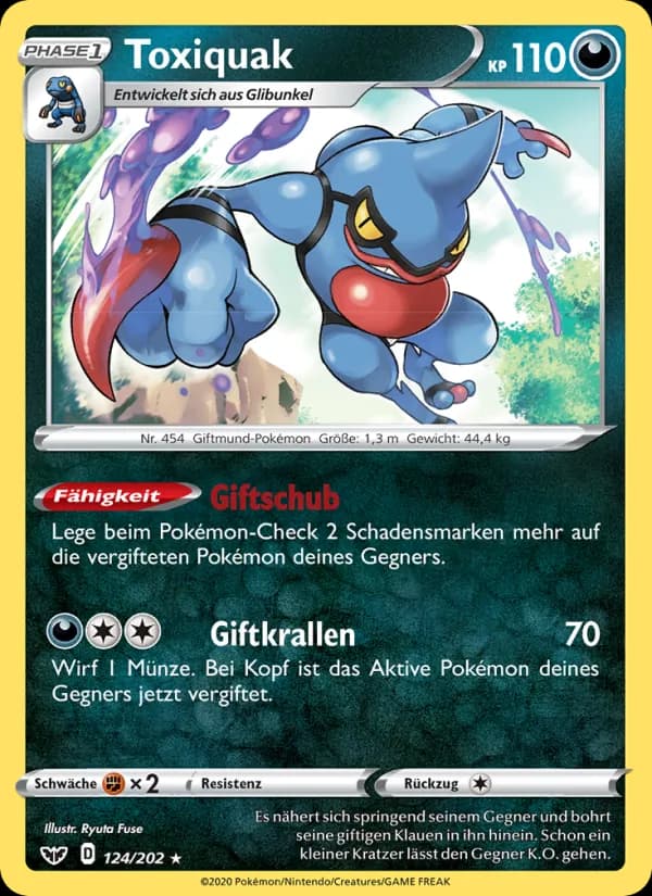 Toxiquak card in German
