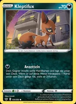 Kleptifux card in German