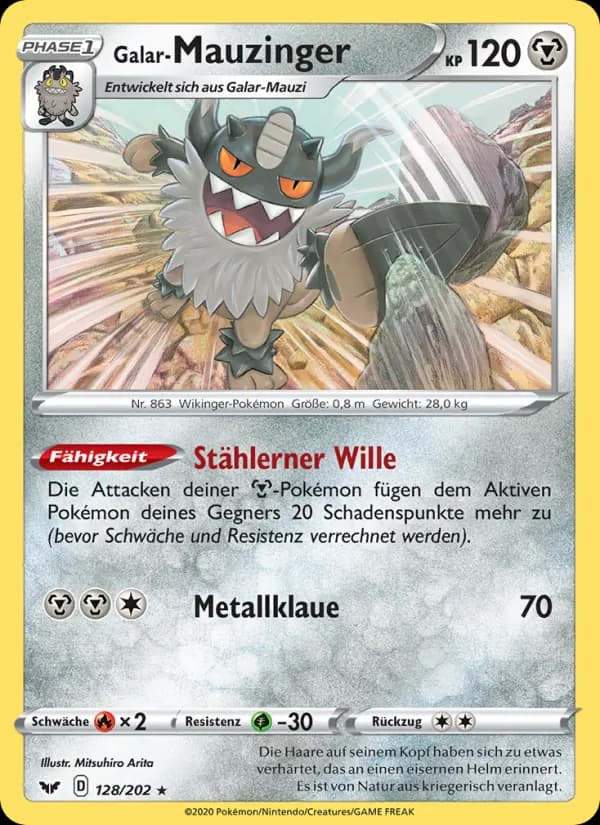 Galar-Mauzinger card in German