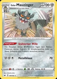Galar-Mauzinger card in German