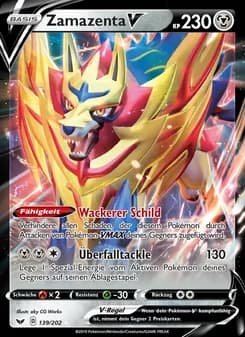 Zamazenta V card in German