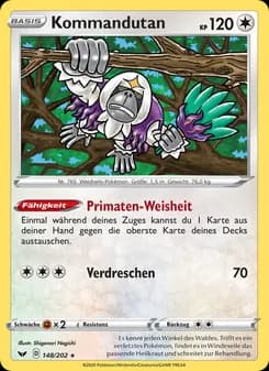 Kommandutan card in German