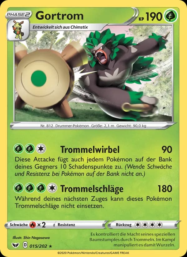 Gortrom card in German