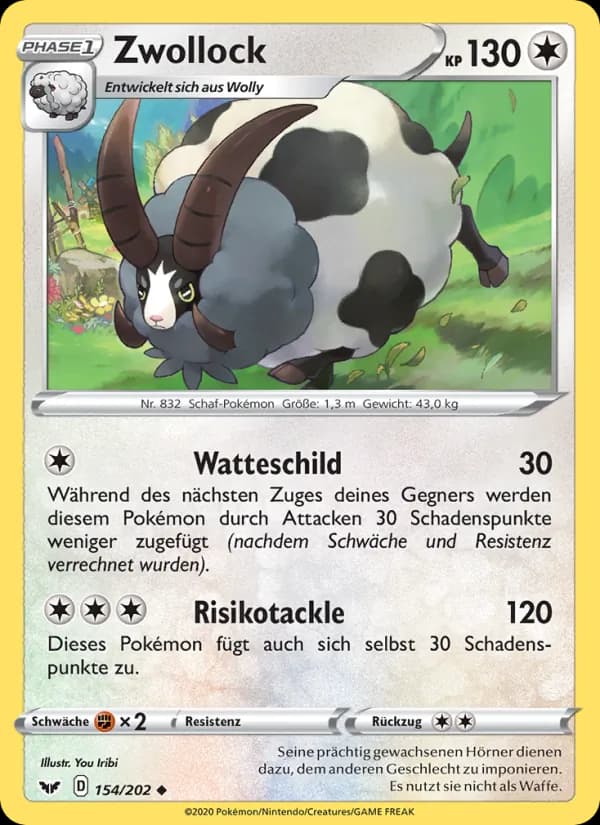 Zwollock card in German