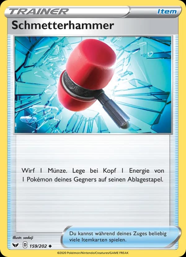 Schmetterhammer card in German