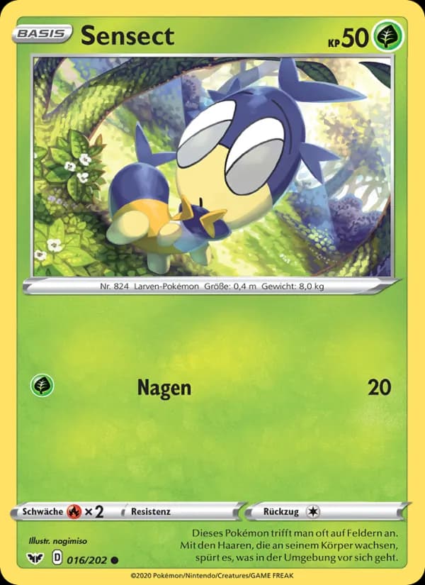 Sensect card in German