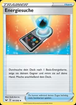 Energiesuche card in German