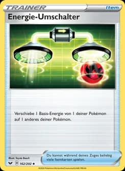 Energie-Umschalter card in German