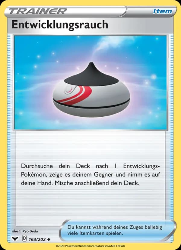 Entwicklungsrauch card in German