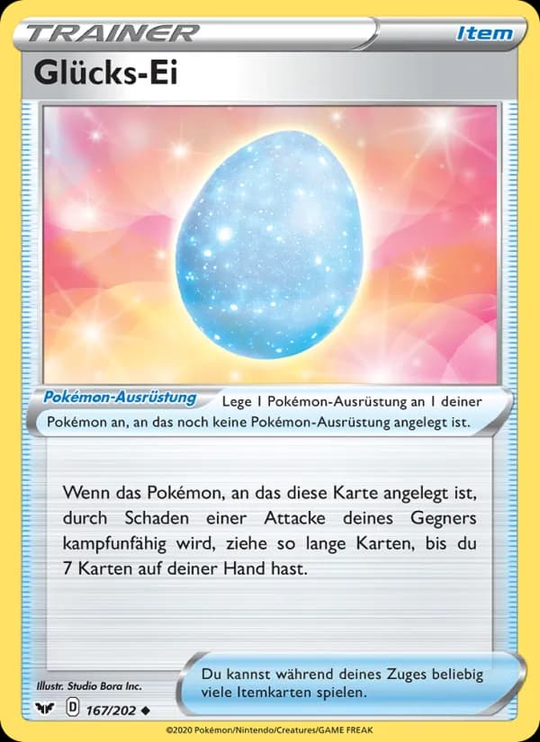 Glücks-Ei card in German