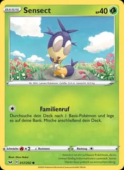 Sensect card in German