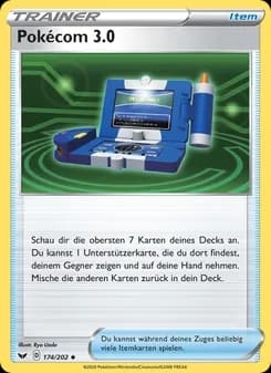 Pokécom 3.0 card in German