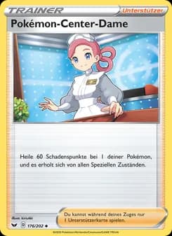 Pokémon-Center-Dame card in German