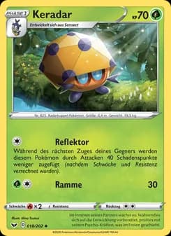 Keradar card in German