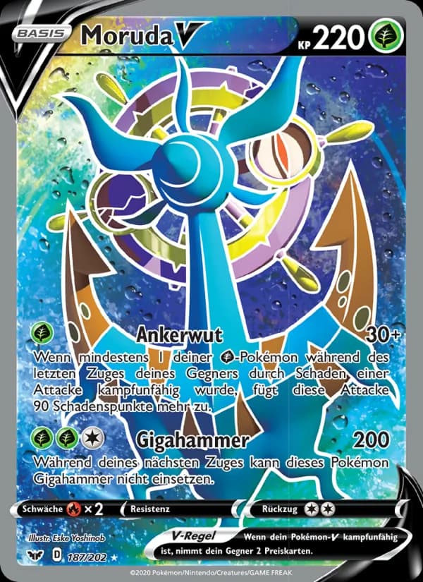 Moruda V card in German