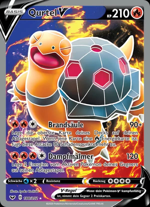 Qurtel V card in German